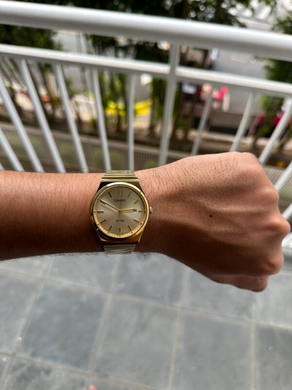 Relógio Casio A180 Dourado - Imagem 2