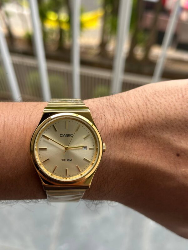 Relógio Casio A180 Dourado - Imagem 3