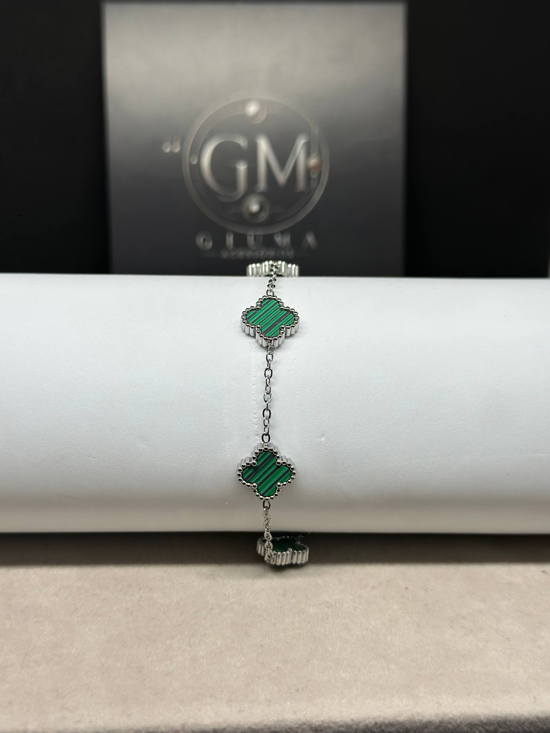 Pulseira Trevo Esmeralda